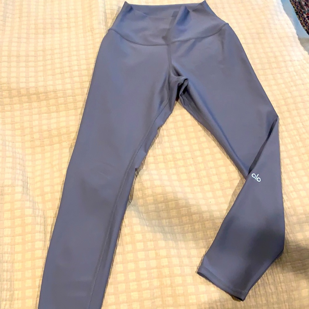 ALO Yoga High-Waist Leggings in Slate Blue